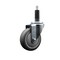 Service Caster 4'' Thermoplastic Rubber Wheel Swivel 1'' Expanding Stem Caster SCC-EX20S414-TPRB-1 - alternate 1
